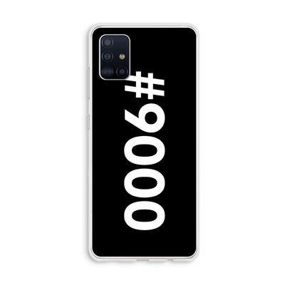 #9000: Galaxy A51 4G Transparant Hoesje