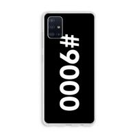 #9000: Galaxy A51 4G Transparant Hoesje
