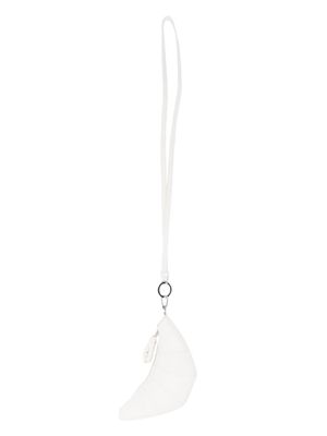 LEMAIRE portefeuille Croissant en cuir - Blanc