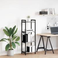 Boekenkast Grijs sonoma 40 x 30 x 118 cm Hout en Staal