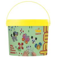 Hama Strijkkralen maxi emmer + legbord 3000 stuks