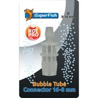 Koi Pro Bubble Connector 16-8/12mm - Efficiënte Vijver Beluchter Koppeling van Duurzaam Kunststof Koi Pro Bubble Connector 16-8/12mm - Efficiënte Vijver Beluchter Koppeling van Duurzaam Kunststof