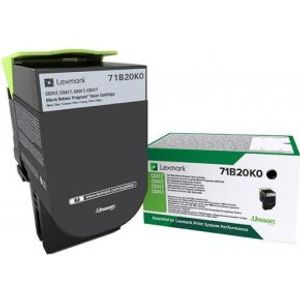 Lexmark 71B20K0 Lasertoner 3000pagina's Zwart toners & lasercartridge