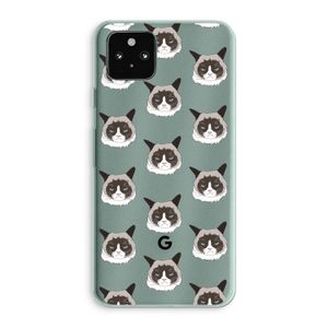 It's a Purrr Case: Google Pixel 5a 5G Transparant Hoesje