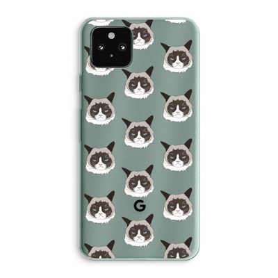 It's a Purrr Case: Google Pixel 5a 5G Transparant Hoesje