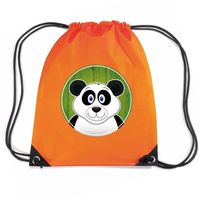 Panda rugtas / gymtas oranje voor kinderen