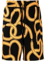 Marcelo Burlon County of Milan Snakes print track shorts - Noir - thumbnail