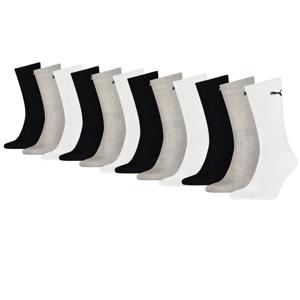 Puma Sportsokken Zwart Grijs Wit 12-pack-47/49