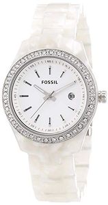 Horlogeband Fossil ES2670 Kunststof/Plastic Beige 7mm