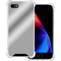 Basey iPhone 8 Hoesje Siliconen Shock Proof Hoes Case Cover -Zilver - thumbnail