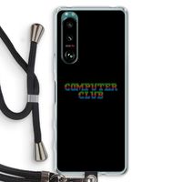 Retro: Sony Xperia 5 III Transparant Hoesje met koord