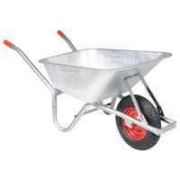 VidaXL Kruiwagen 90 l 150 kg gegalvaniseerd staal en kunststof