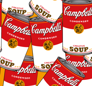 Campbells andy warhol behang kunst