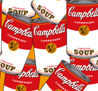 Campbells andy warhol behang kunst