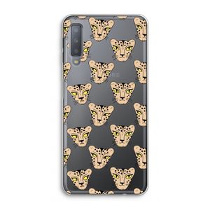 Tijger: Samsung Galaxy A7 (2018) Transparant Hoesje