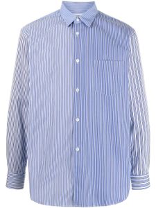 Comme Des Garçons Shirt chemise à rayures - Bleu