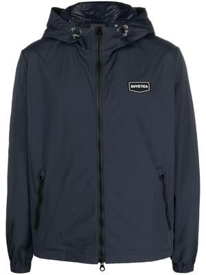 Duvetica veste à patch logo - Bleu