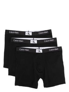 Calvin Klein lot de boxers à bande logo - Noir