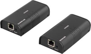 Deltaco HDMI-221 audio/video extender AV-zender & ontvanger Zwart