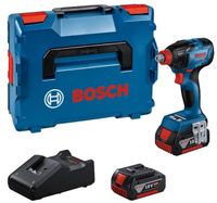 Bosch Blauw GDX 18V-210 C Professional | Accu-slag(moer)schroevendraaier | 2 x 5.0 Ah accu + snellader | In L-BOXX - 06019J0202