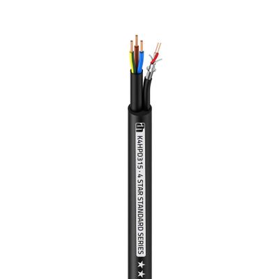 Adam Hall 4 Star HPD 315 stroom & DMX combikabel 3x1,5mm & 2x0,22mm p/m