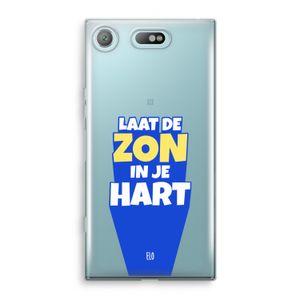 Laat de zon in je hart: Sony Xperia XZ1 Compact Transparant Hoesje