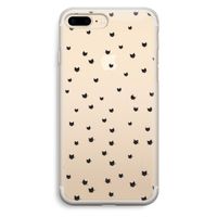 Kleine kattenkopjes: iPhone 7 Plus Transparant Hoesje