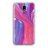 Paarse stroom: Samsung Galaxy J5 (2017) Transparant Hoesje