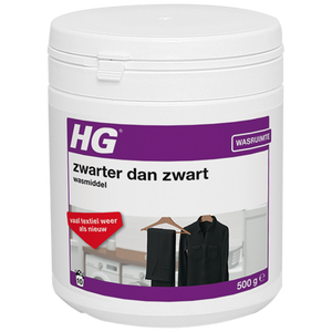 HG zwarter dan zwart wasmiddel