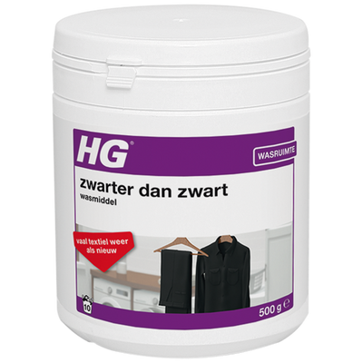HG zwarter dan zwart wasmiddel