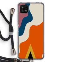 Noor A: Samsung Galaxy A22 5G Transparant Hoesje met koord