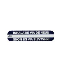 Spruyt Hillen Sticker inhalatie neus/mond Spruyt Hillen Sticker inhalatie neus/mond