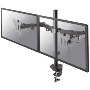 Neomounts FPMA-D550DBLACK 2-voudig Monitor-tafelbeugel 25,4 cm (10) - 81,3 cm (32) Zwenkbaar, Roteerbaar, Kantelbaar Zwart