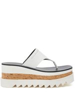 Stella McCartney sandales Sneakelyse 80 mm à plateforme - Blanc