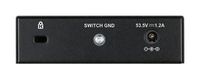 D-Link DGS-1005P netwerk-switch Unmanaged L2 Gigabit Ethernet (10/100/1000) Power over Ethernet (PoE) Zwart - thumbnail