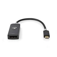 Nedis USB-C Adapter | USB-C Male naar DisplayPort Female | 0.2 m | 1 stuks - CCBW64352AT02 CCBW64352AT02