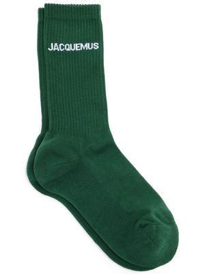 Jacquemus chaussettes Les Chaussettes Jacquemus en intarsia - Vert