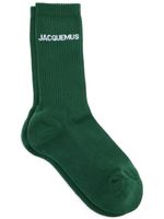 Jacquemus chaussettes Les Chaussettes Jacquemus en intarsia - Vert - thumbnail