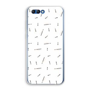 Hipster stripes: Honor 10 Transparant Hoesje