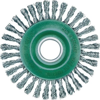 Lessmann Ronde borstel | gat d. 115 mm draaddikte 0,5 mm | RVS 6 mm | 15.000 omw/min | 1 stuk - 472801EZ 472801EZ
