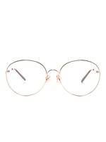 Chloé Eyewear metal oversize-frame glasses - Or - thumbnail