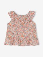 Blouse voor babymeisjes met print meerkleurig