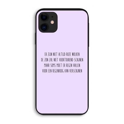 Regenboog: iPhone 11 Biologisch afbreekbaar hoesje