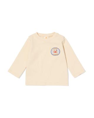 HEMA Baby T-shirt jersey ecru (ecru)