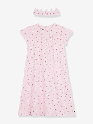 Nachtjurk en diadeem PETIT BATEAU lichtroze