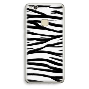 Zebra pattern: Huawei Ascend P10 Lite Transparant Hoesje