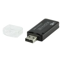 König CMP-CARDRW67 geheugenkaartlezer Zwart USB 2.0 - thumbnail