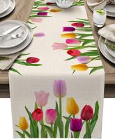 13*72 Table Cloth Floral Leaf Table Tarps Party Decorations