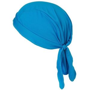 Blauwe sport bandana