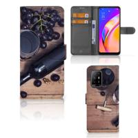 OPPO Reno5 Z | A94 5G | Book Cover | Wijn | Portemonnee hoesje
